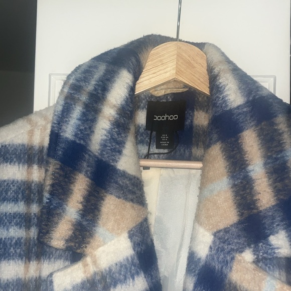 😍GORGEOUS PLAID WOOL COAT - Picture 3 of 4